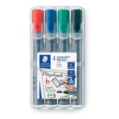 Marqueur pour flipchart Staedtler LUMOCOLOR - étui de 4 Marqueur pour flipchart Staedtler LUMOCOLOR - étui de 4