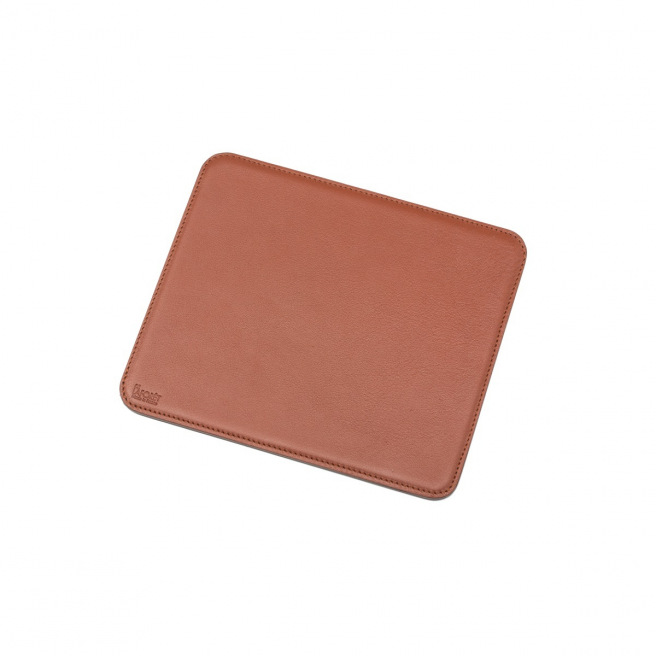 Tapis de souris en cuir De Laforêt - 21 x 18 cm