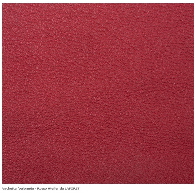 Corbeille à papier De Laforêt cuir et bois