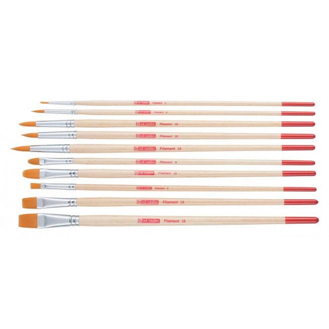 Set de 10 pinceaux Talens Art Création Set de 10 pinceaux Talens Art Création