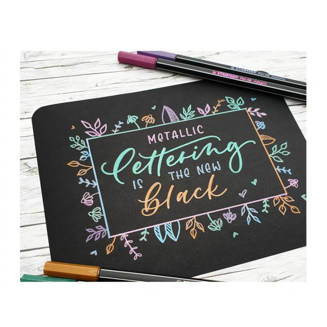 Stabilo PEN 68 METALLIC viltstift Stabilo PEN 68 METALLIC viltstift