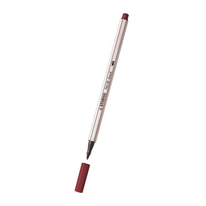 STABILO feutre Pen 68, rouge foncé 