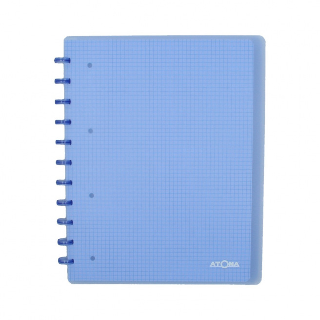 ATOMA ringband notebook met hoesjes en geperforeerde vellen - A4+ - geruit 5 x 5 mm ATOMA ringband notebook met hoesjes en geperforeerde vellen - A4+ - geruit 5 x 5 mm