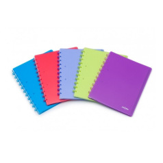 ATOMA ringband notebook met hoesjes en geperforeerde vellen - A4+ - geruit 5 x 5 mm ATOMA ringband notebook met hoesjes en geperforeerde vellen - A4+ - geruit 5 x 5 mm