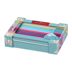 Crayons de couleur Faber-Castell SPARKLE - coffret de 20