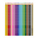 Crayons de couleur Faber-Castell SPARKLE - coffret de 20