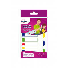 Etiquettes Avery PLASTIFIÉES - étui de 24 Etiquettes Avery PLASTIFIÉES - étui de 24