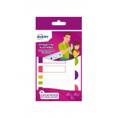 Etiquettes Avery PLASTIFIÉES - étui de 24