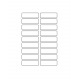 Avery labels voor KLEDING - 4,5 x 1,3 cm - doosje van 36