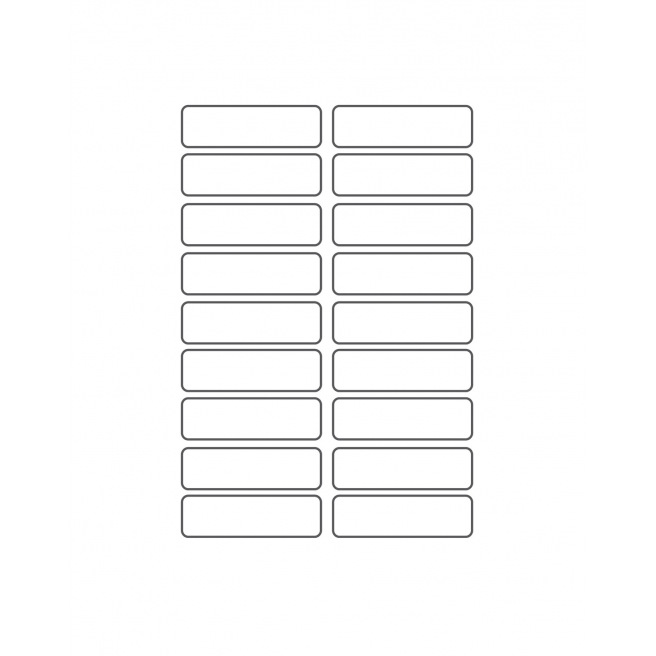 Avery labels voor KLEDING - 4,5 x 1,3 cm - doosje van 36 Avery labels voor KLEDING - 4,5 x 1,3 cm - doosje van 36