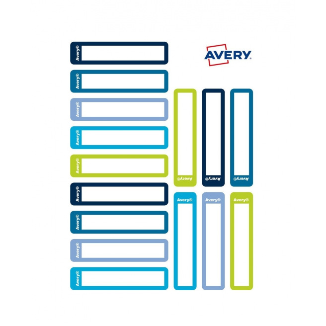 Etiquettes Avery pour STYLOS - 5 x 1 cm - étui de 30