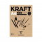 Clairefontaine kraft papierblok 90 g