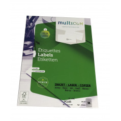 Witte labels MULTICOM