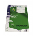Etiquettes blanches MULTICOM