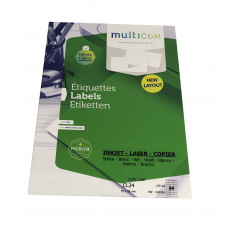 Witte labels MULTICOM