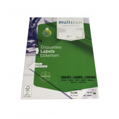 Witte labels MULTICOM