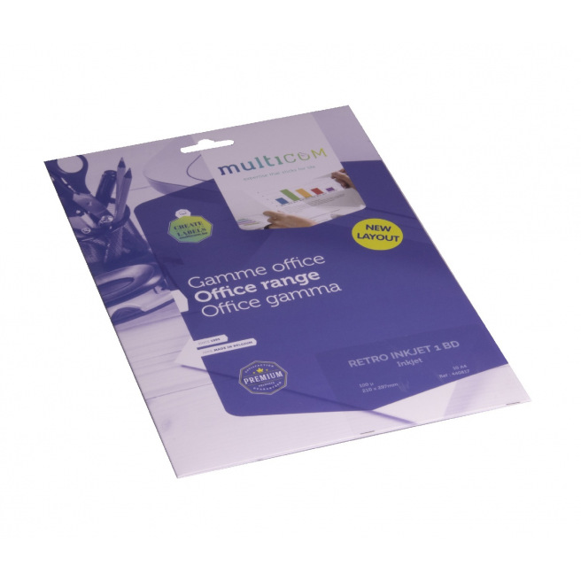 Multicom inkjet overheadprojector transparanten - pakket van 10 A4 vellen