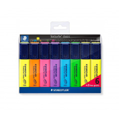 Staedtler TEXTSURFER CLASSIC markeerstift - set van 6 + 2 gratis Staedtler TEXTSURFER CLASSIC markeerstift - set van 6 + 2 gratis
