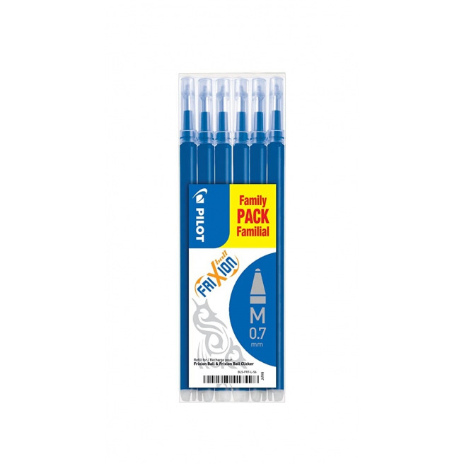 Recharge pour stylo Roller Pilot FriXion ball 0,7mm - Bleu