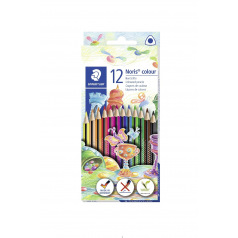 Driehoekige kleurpotloden Staedtler NORIS COLOUR - doos van 12 Driehoekige kleurpotloden Staedtler NORIS COLOUR - doos van 12