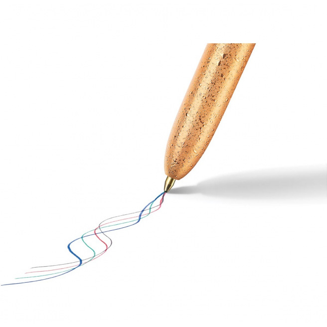 Stylo-bille BIC 4 COULEURS FESTIF doré givré - 50 ème anniversaire