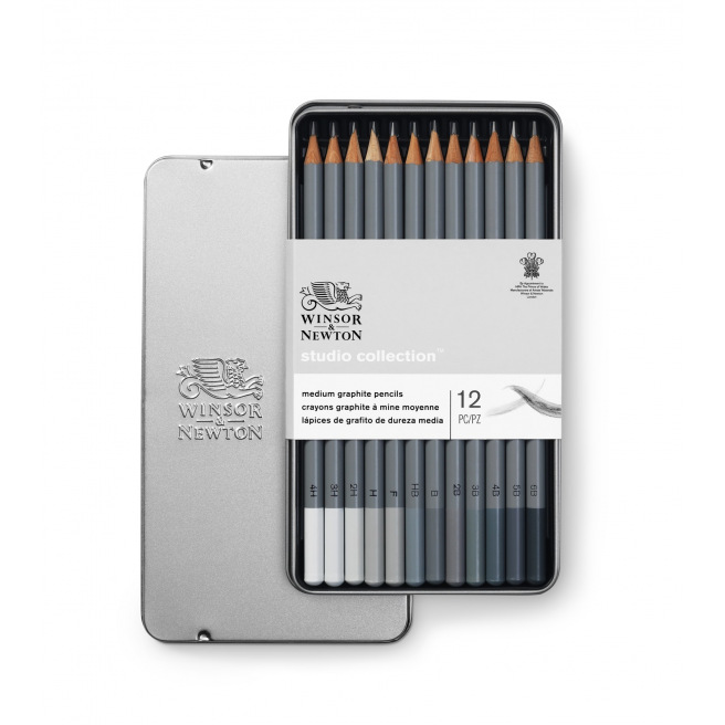 Winsor & Newton STUDIO COLLECTION grafietpotloden Winsor & Newton STUDIO COLLECTION grafietpotloden