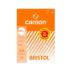 CANSON 224 g bristol tekenpapier blok