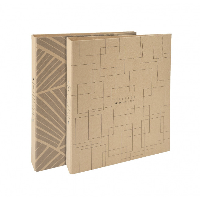 Ordner met 2 ringen Exacompta ETERNECO van stevig karton - A4 - rug 4 cm
