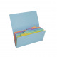 Exacompta AQUAREL portefeuille-organizer in glanzend karton - 26 x 13 cm - 6 vakken