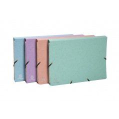 Exacompta AQUAREL elastische sorteermachine in glanzend karton - 12 compartimenten Exacompta AQUAREL elastische sorteermachine in glanzend karton - 12 compartimenten