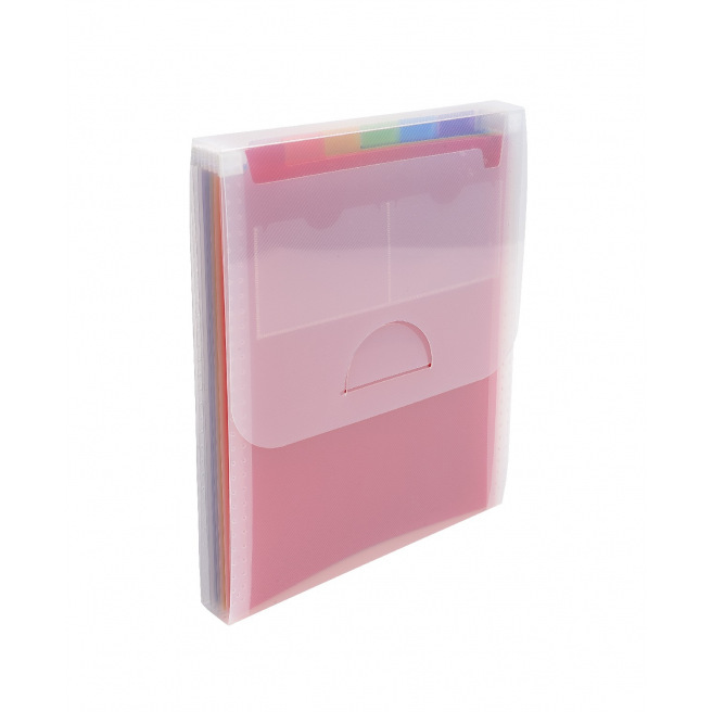 Exacompta CRYSTAL verticale sorteerkoffer - 6 compartimenten Exacompta CRYSTAL verticale sorteerkoffer - 6 compartimenten