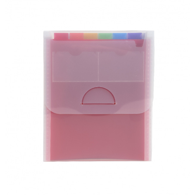 Exacompta CRYSTAL verticale sorteerkoffer - 6 compartimenten