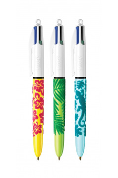 BIC 4 KLEUREN VELVET Balpen