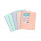 Spiraalvormig schrift CLAIREFONTAINE KOVERBOOK BLUSH