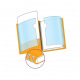 Spiraalvormig schrift CLAIREFONTAINE KOVERBOOK BLUSH