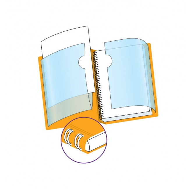 Spiraalvormig schrift CLAIREFONTAINE KOVERBOOK BLUSH Spiraalvormig schrift CLAIREFONTAINE KOVERBOOK BLUSH