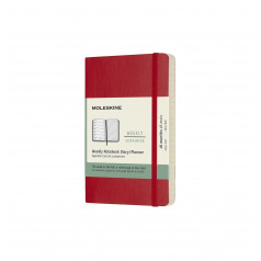 Moleskine Agenda 18 MAANDEN - Pocket 9 x 14 cm - 1 week op 2 pagina's met notities