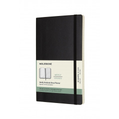 Moleskine Agenda 18 MAANDEN - Groot 13 x 21 cm - 1 week over 2 pagina's met notities