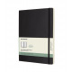 Agenda Moleskine 18 MOIS - XL 19 x 25 cm - 1 semaine sur 2 pages avec notes