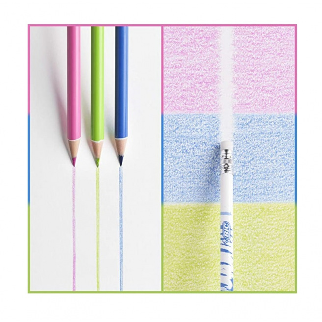 Uitwisbare kleurpotloden Bic Kids EVOLUTION ILLUSION - doos van 12 Uitwisbare kleurpotloden Bic Kids EVOLUTION ILLUSION - doos van 12