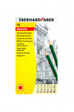 Eberhard Faber grafietpotloden - van 5H tot 6B - doos van 12