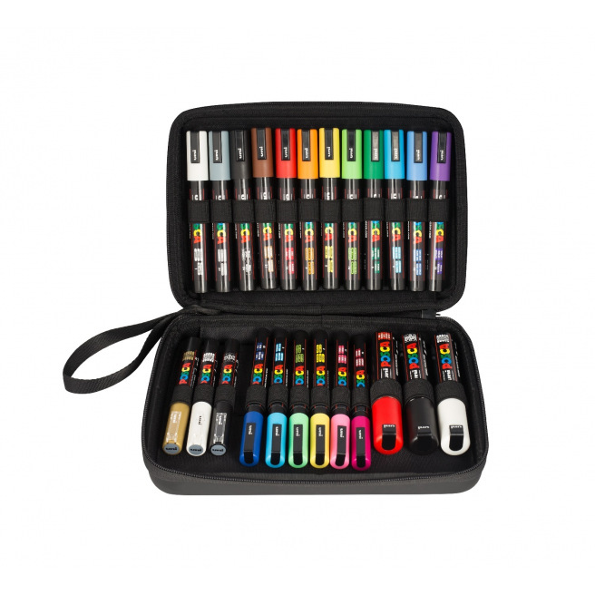 Coffret de marqueurs peinture Uni-Ball Posca