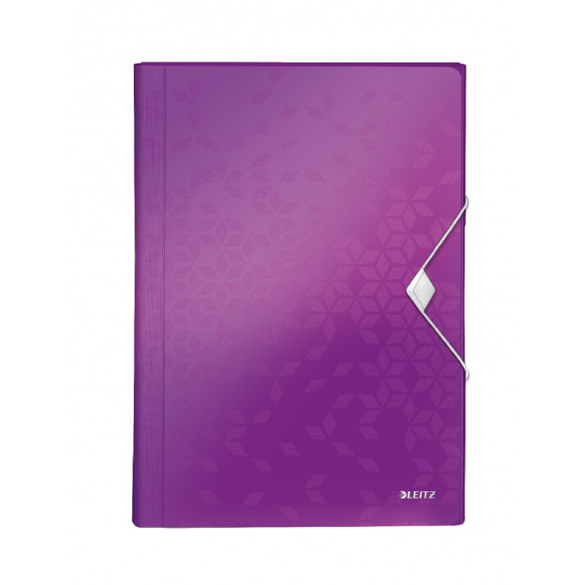 Trieur valisette à soufflet et élastique Leitz WOW A4 - 6 compartiments