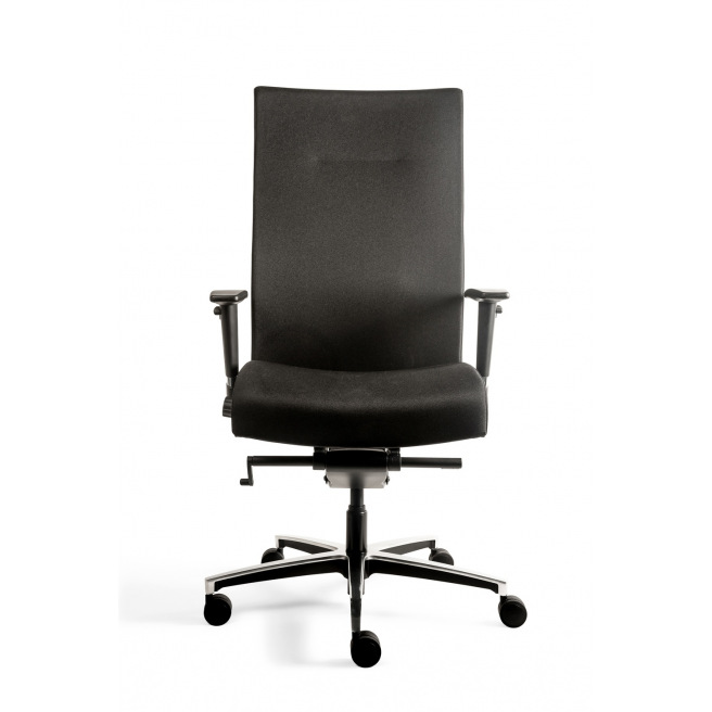 Chaise de bureau ergonomique MANAGER XL - tissu noir