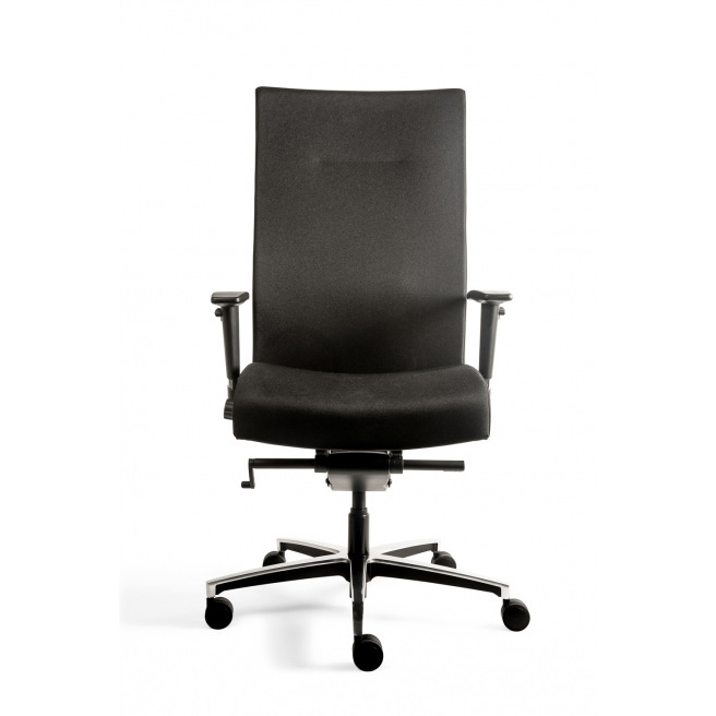 Ergonomische kantoorstoel MANAGER XL - zwarte stof
