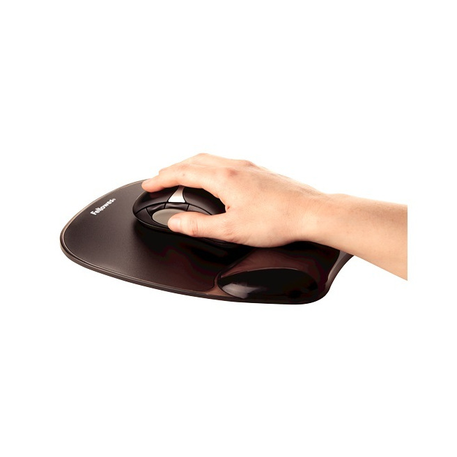 Tapis de souris repose-poignet ergonomique Fellowes CRYSTAL GEL