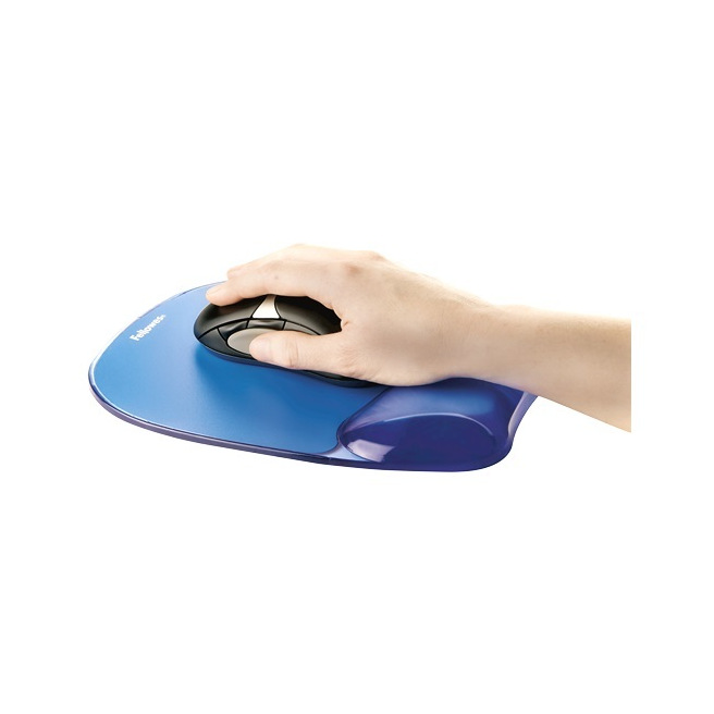 Tapis de souris repose-poignet ergonomique Fellowes CRYSTAL GEL