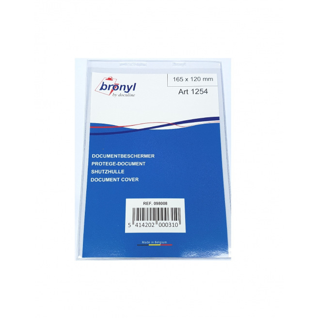 Plasticen transparante documentenhoes - eenvoudig