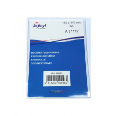 Plasticen transparante documentenhoes - eenvoudig