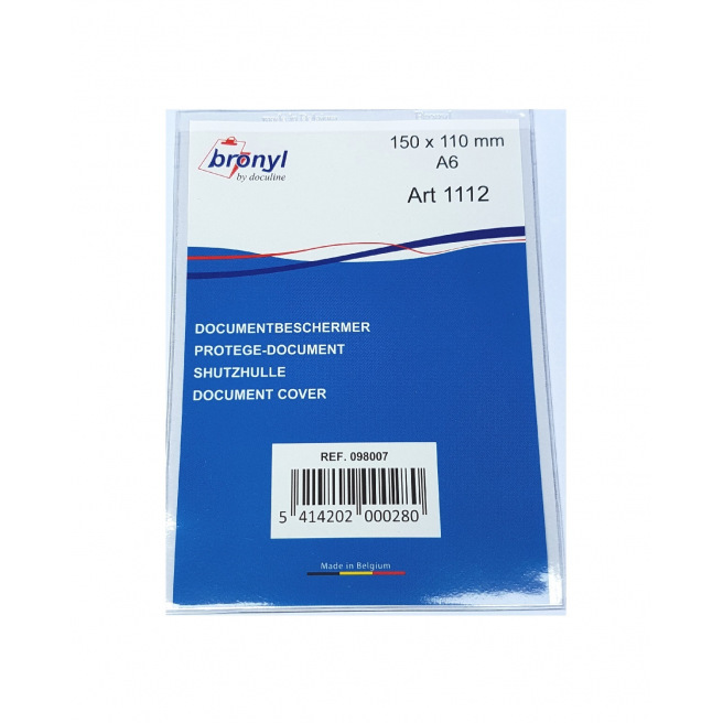 Etui protège-document en plastique transparent - simple